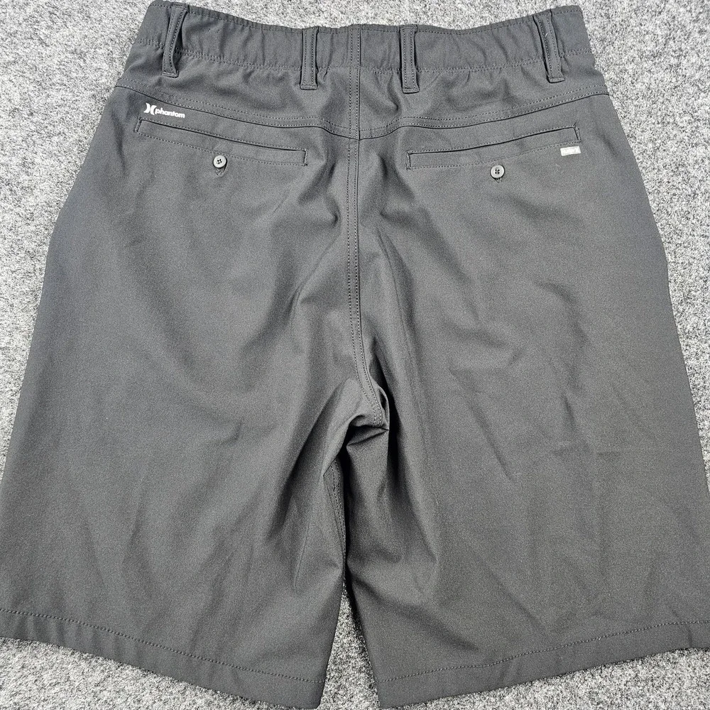 Hurley Phantom Shorts Men's 32 Black Stretch Hybrid Performance Buckle Exclusive